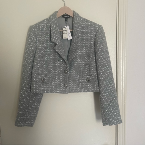 Cropped Tweed Jacket - Picture 2 of 5